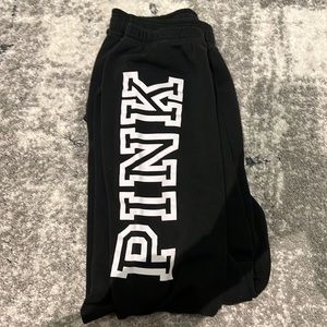 Black sweatpants from PINK